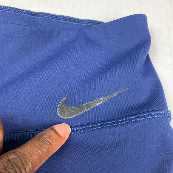 Nike Womens Dri Fit Leggings Color-Block Quick Dry Cropped Stretch Pull On Small - Picture 4 of 12